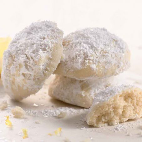 Lemon Snowball Cookies
